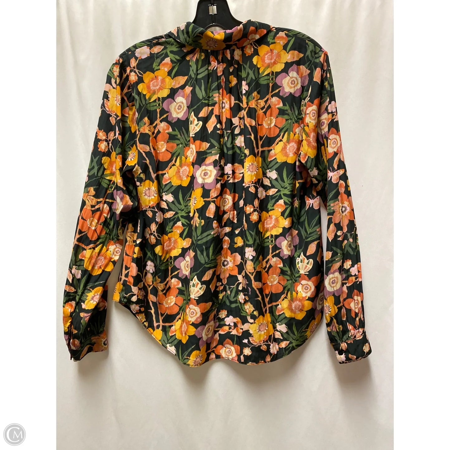 Top Long Sleeve By Rose And Olive In Floral Print, Size: S