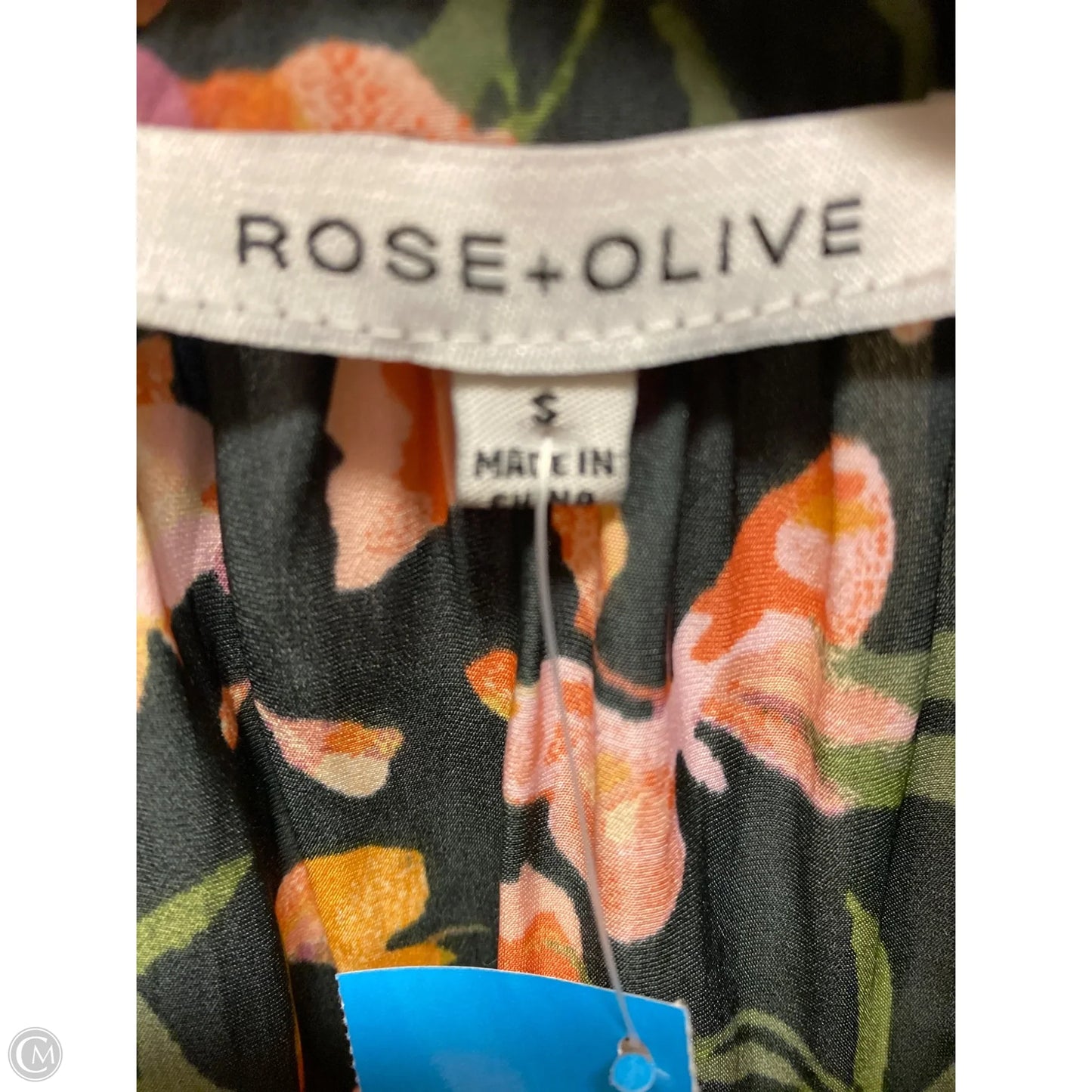 Top Long Sleeve By Rose And Olive In Floral Print, Size: S
