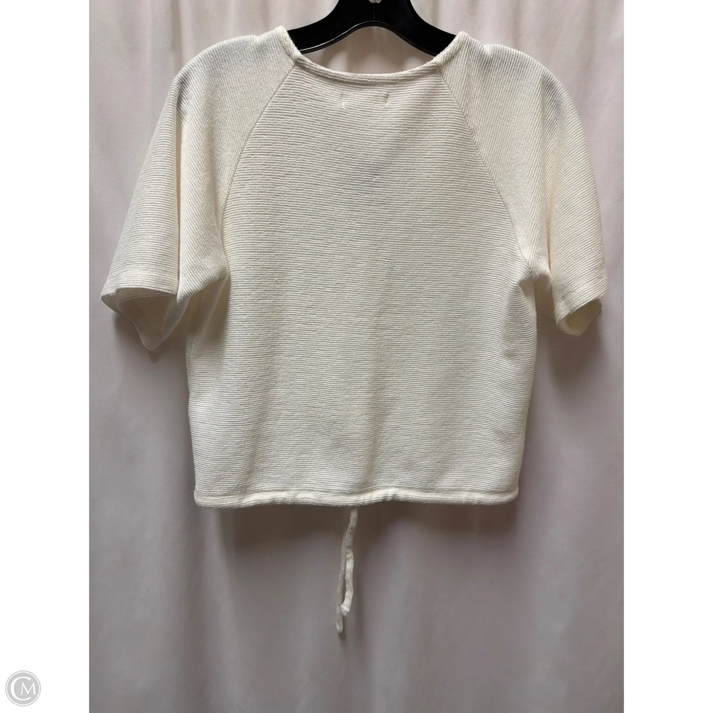 Top Short Sleeve By Madewell In White, Size: S