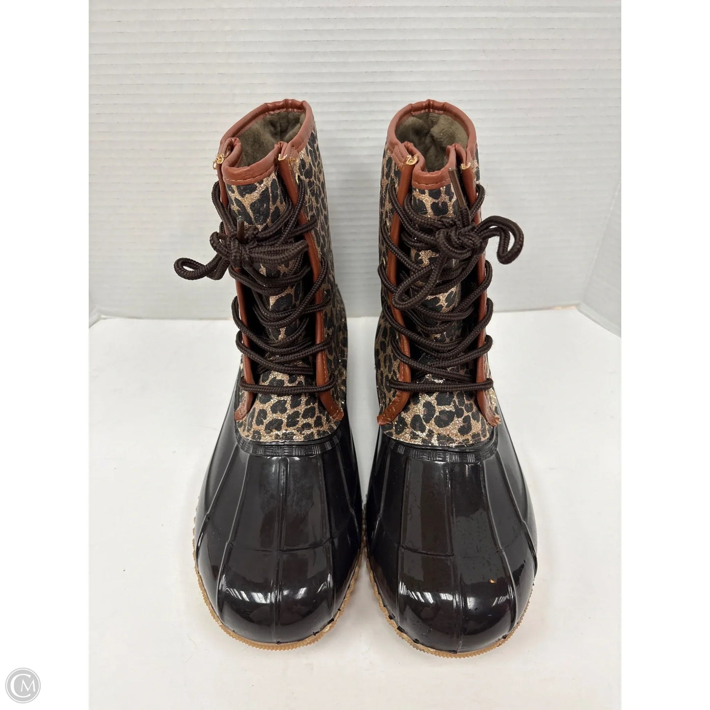 Boots Rain By Sugar In Animal Print, Size: 10