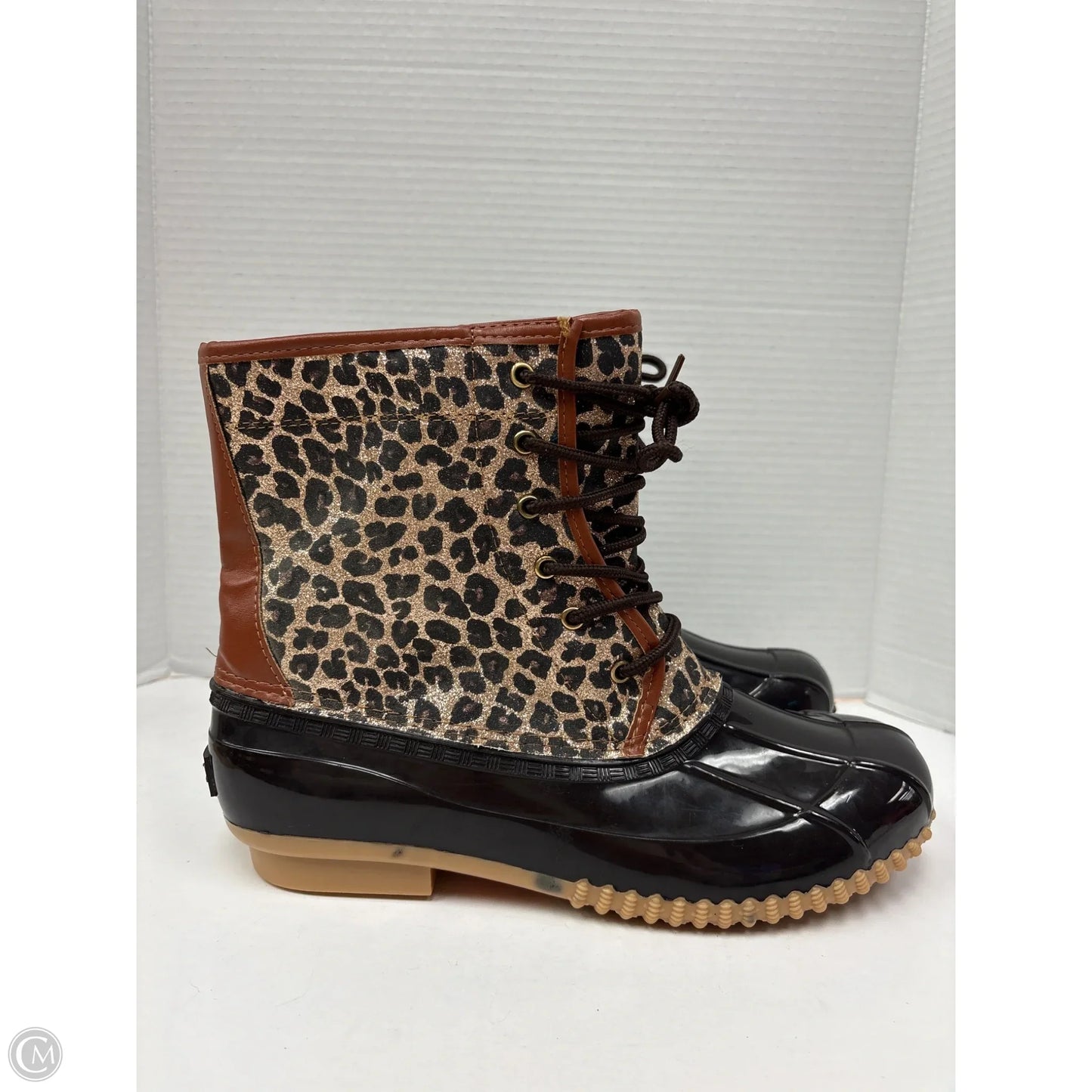 Boots Rain By Sugar In Animal Print, Size: 10