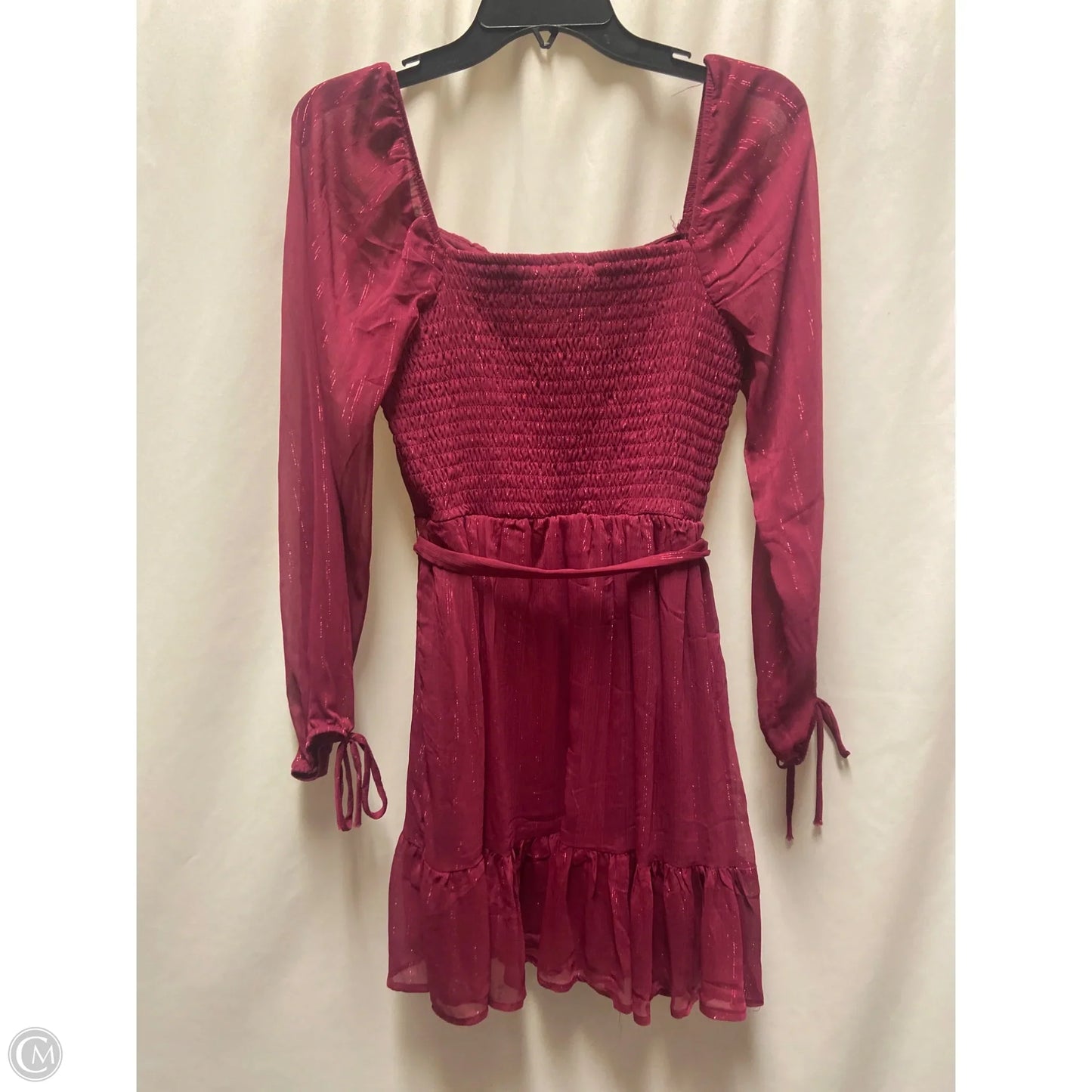 Dress Casual Midi By As U Wish In Pink, Size: M