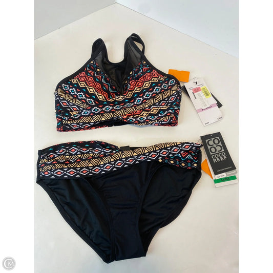 Swimsuit 2pc By Clothes Mentor In Black, Size: L