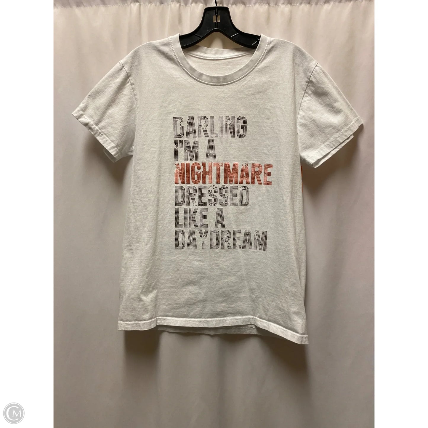 Top Short Sleeve By Clothes Mentor In White, Size: S