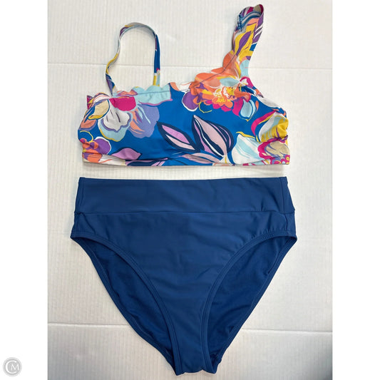 Swimsuit 2pc By Clothes Mentor In Blue, Size: M