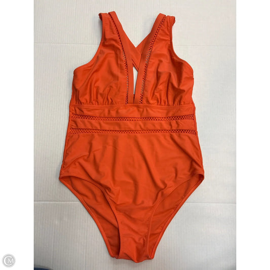 Swimsuit By Clothes Mentor In Orange, Size: L