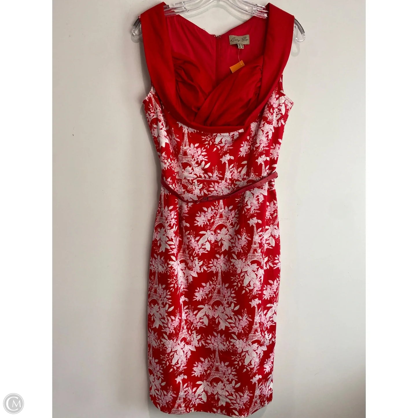 Dress Casual Midi By Clothes Mentor In Red, Size: L