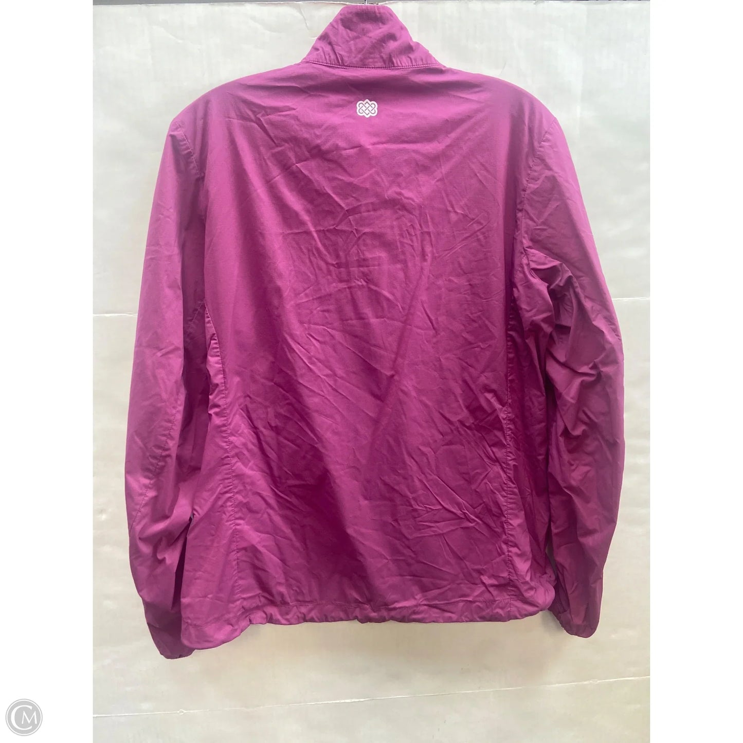 Jacket Windbreaker By Clothes Mentor In Purple, Size: L