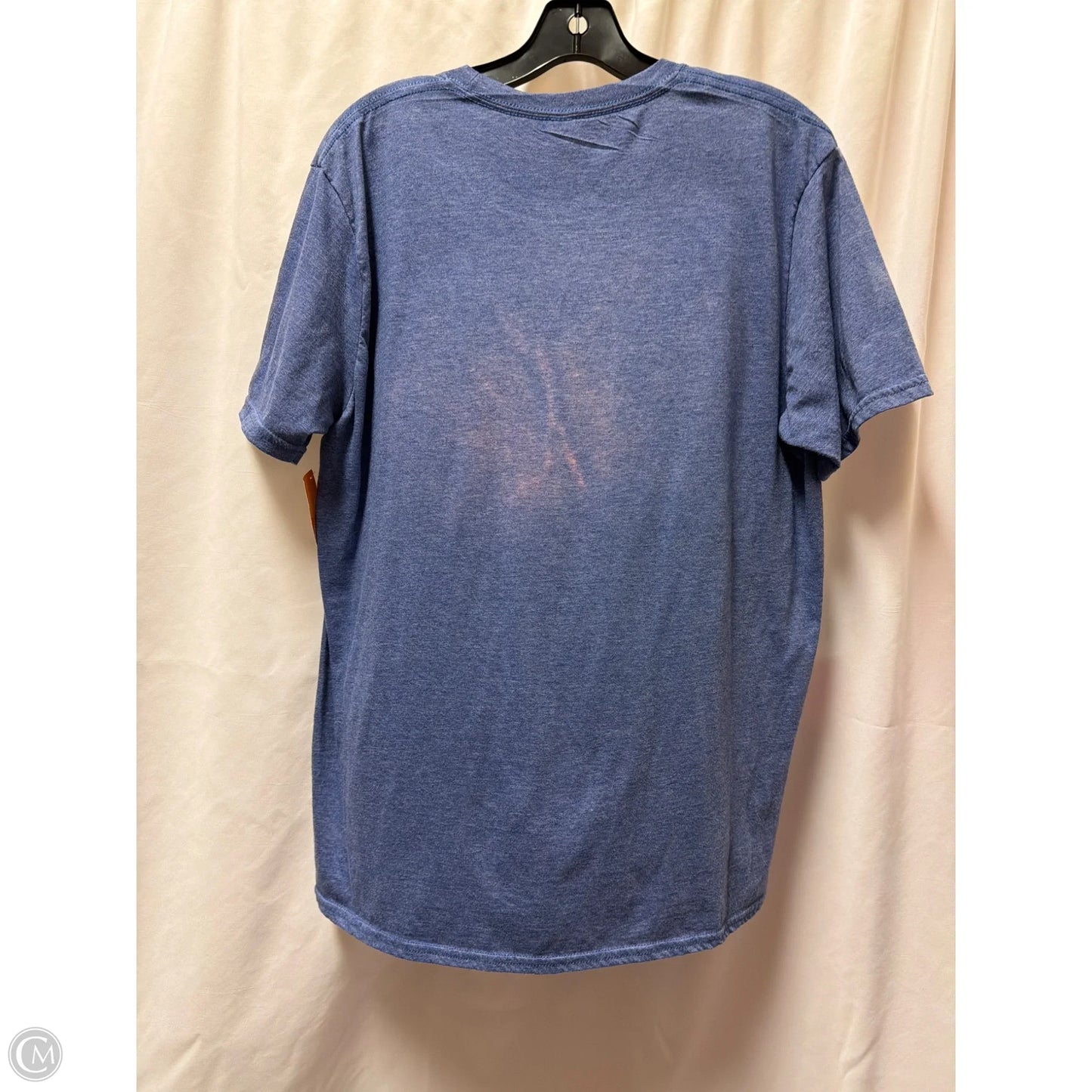 Top Short Sleeve By Gildan In Blue, Size: L