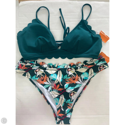 Swimsuit 2pc By Cupshe In Green, Size: Xl