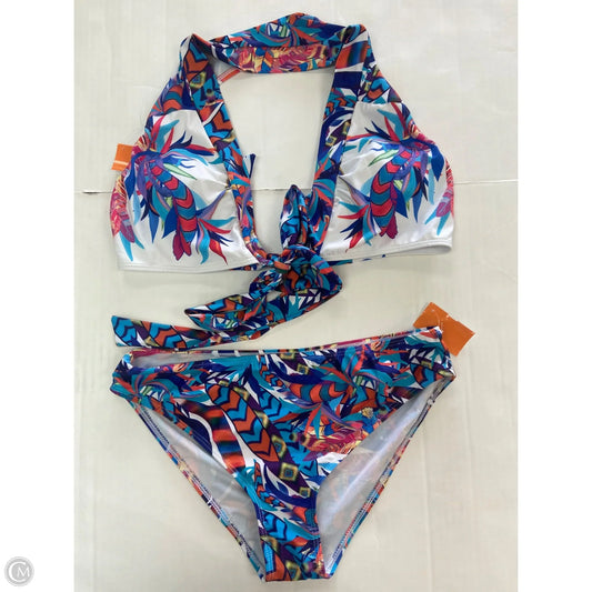 Swimsuit 2pc By Clothes Mentor In Blue, Size: L