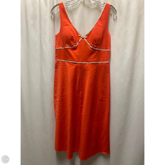 Dress Casual Midi By Clothes Mentor In Red, Size: M