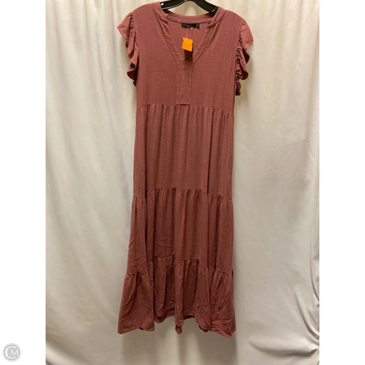 Dress Casual Maxi By Clothes Mentor In Maroon, Size: M