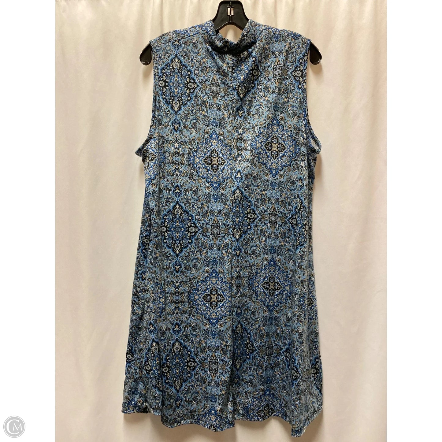 Dress Casual Midi By Joe Boxer In Blue, Size: 1x