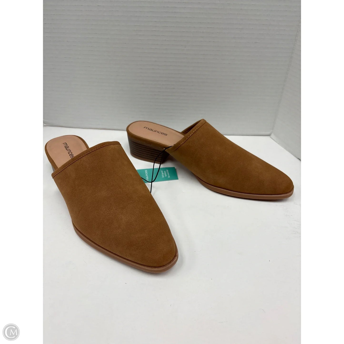 Shoes Heels Wedge By Maurices In Brown, Size: 9.5