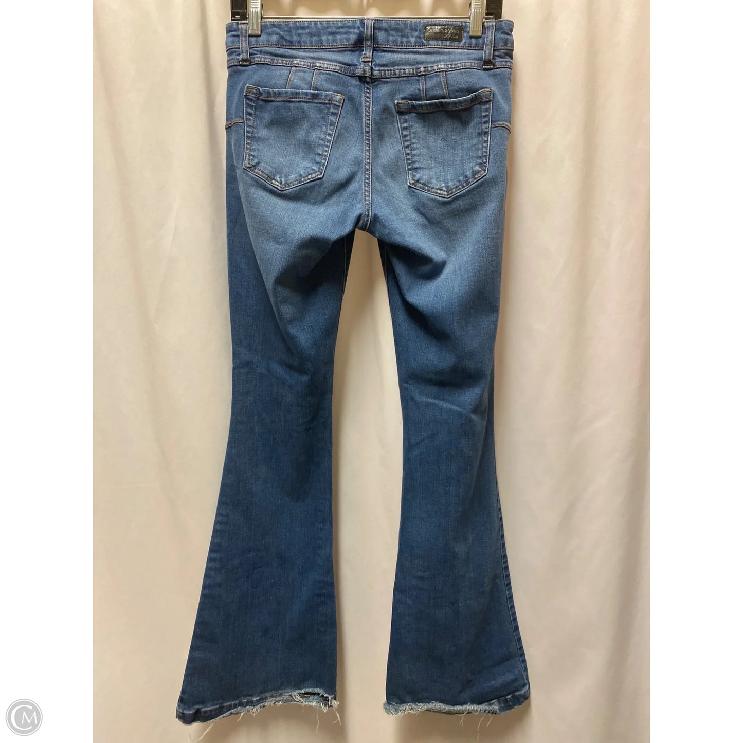Jeans Flared By Clothes Mentor In Blue Denim, Size: 6
