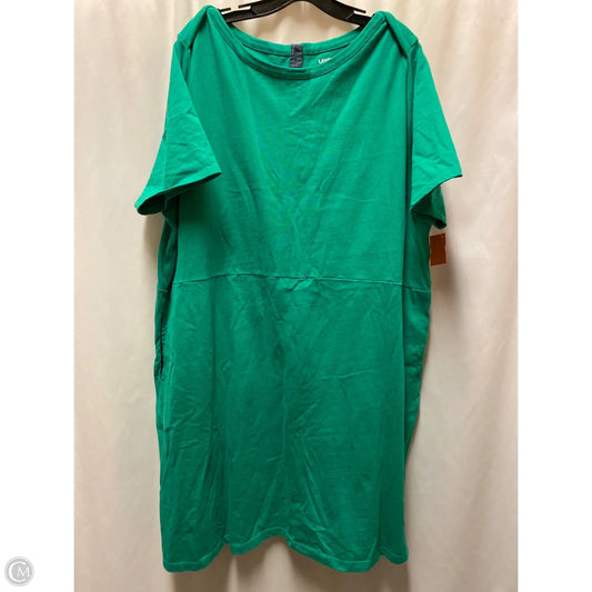 Dress Casual Midi By Lands End In Green, Size: 3x