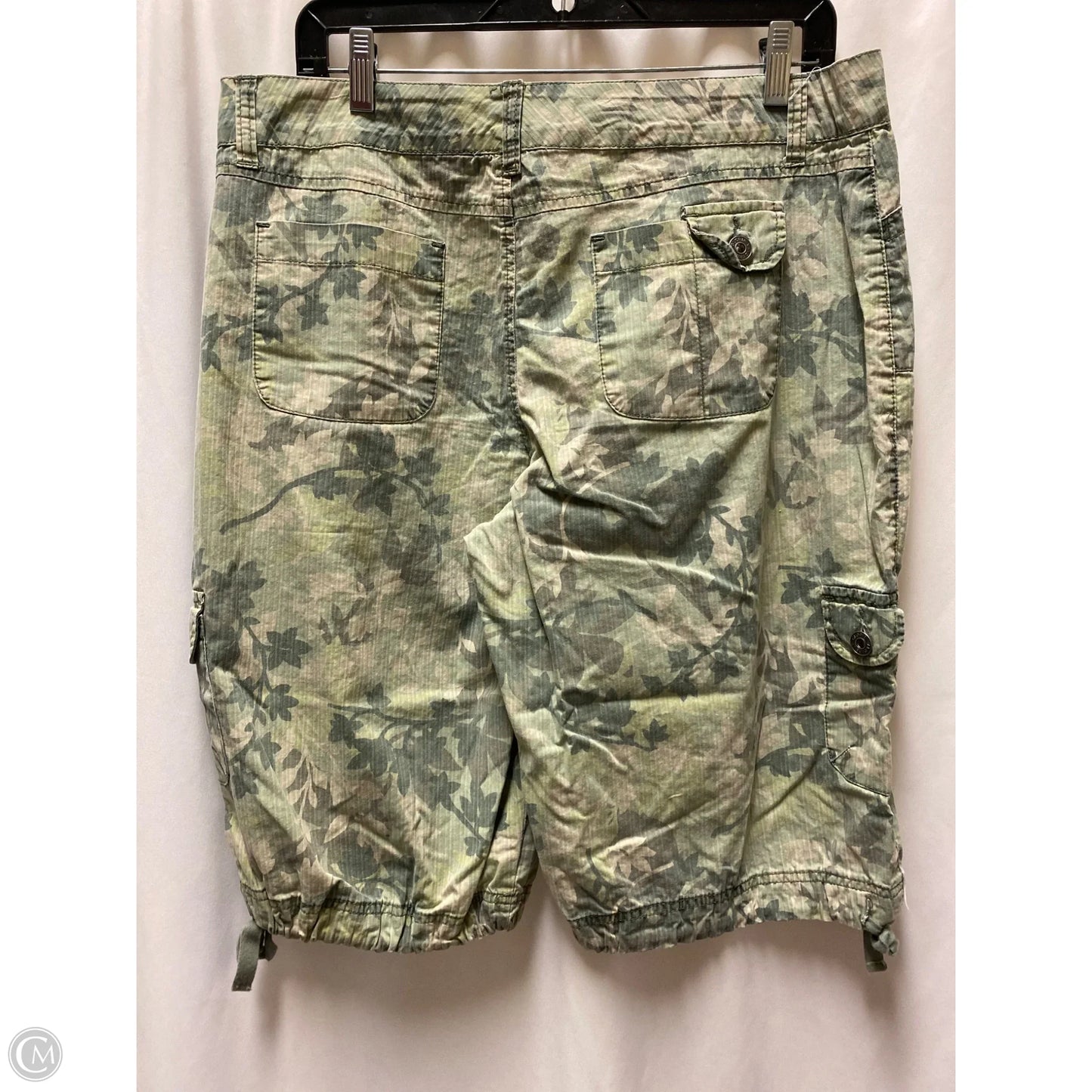 Shorts By Gloria Vanderbilt In Green, Size: 14p