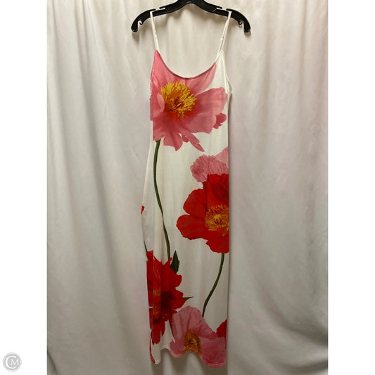 Dress Casual Maxi By Clothes Mentor In White, Size: L
