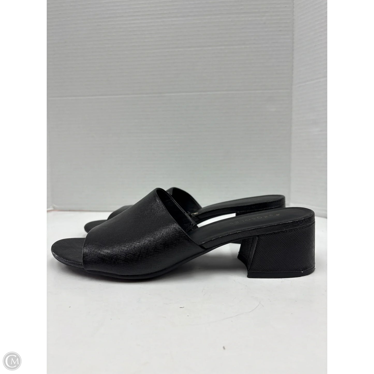 Sandals Heels Block By Aerosoles In Black, Size: 10