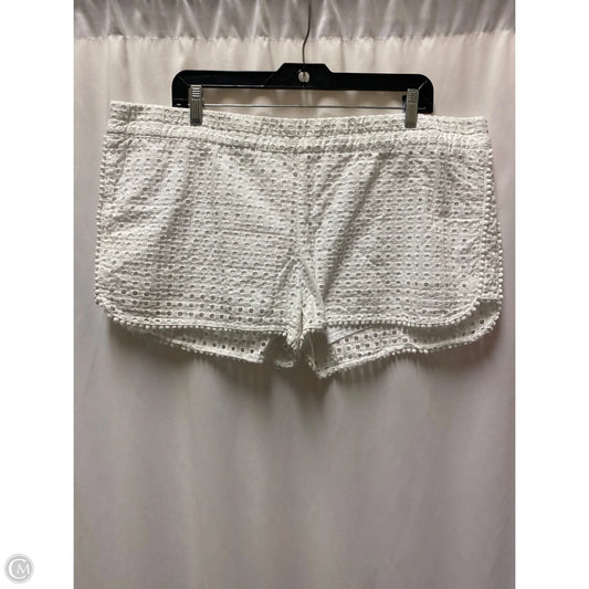 Shorts Designer By Lilly Pulitzer In White, Size: Xxl