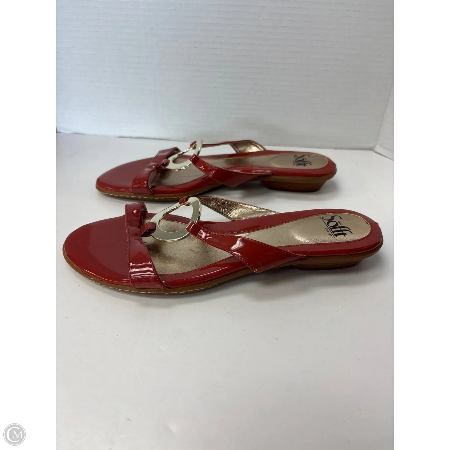 Sandals Flats By Sofft In Pink, Size: 9