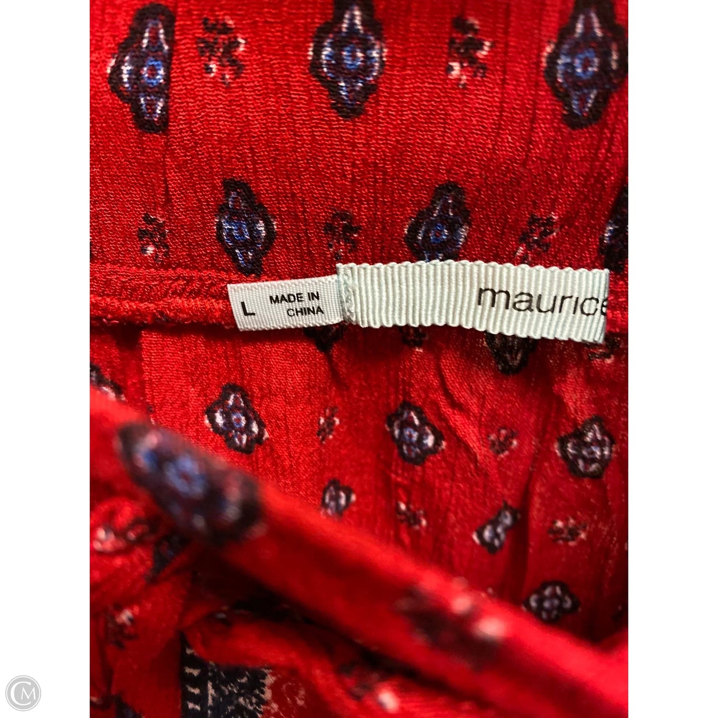 Skirt Maxi By Maurices In Red, Size: L