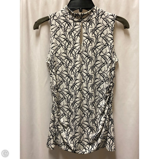 Top Sleeveless By White House Black Market In Black & White, Size: S