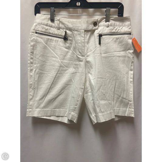 Shorts By Michael By Michael Kors In White, Size: 6