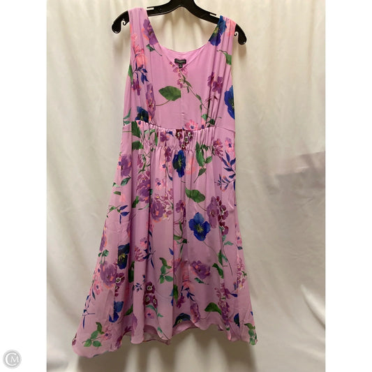 Dress Casual Maxi By Talbots In Purple, Size: L