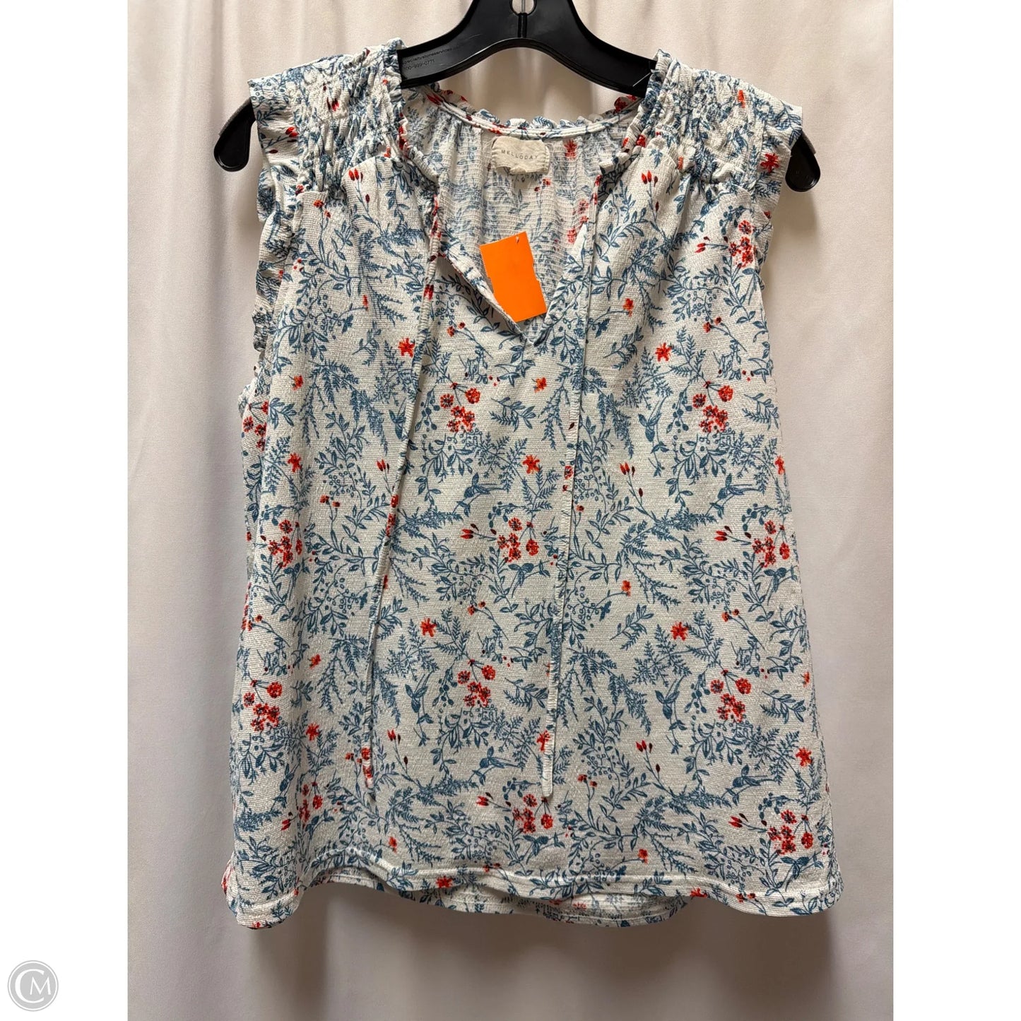 Top Sleeveless By Melloday In White, Size: L