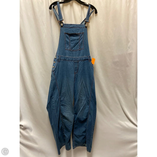 Overalls By Cato In Blue Denim, Size: L