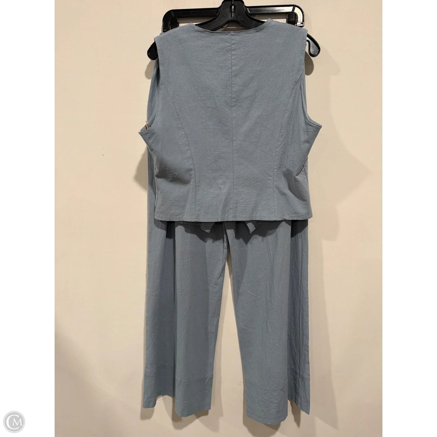 Pants Set 2pc By Clothes Mentor In Blue, Size: L