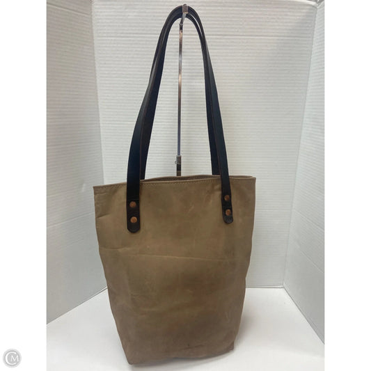 Handbag Leather By Clothes Mentor, Size: Large