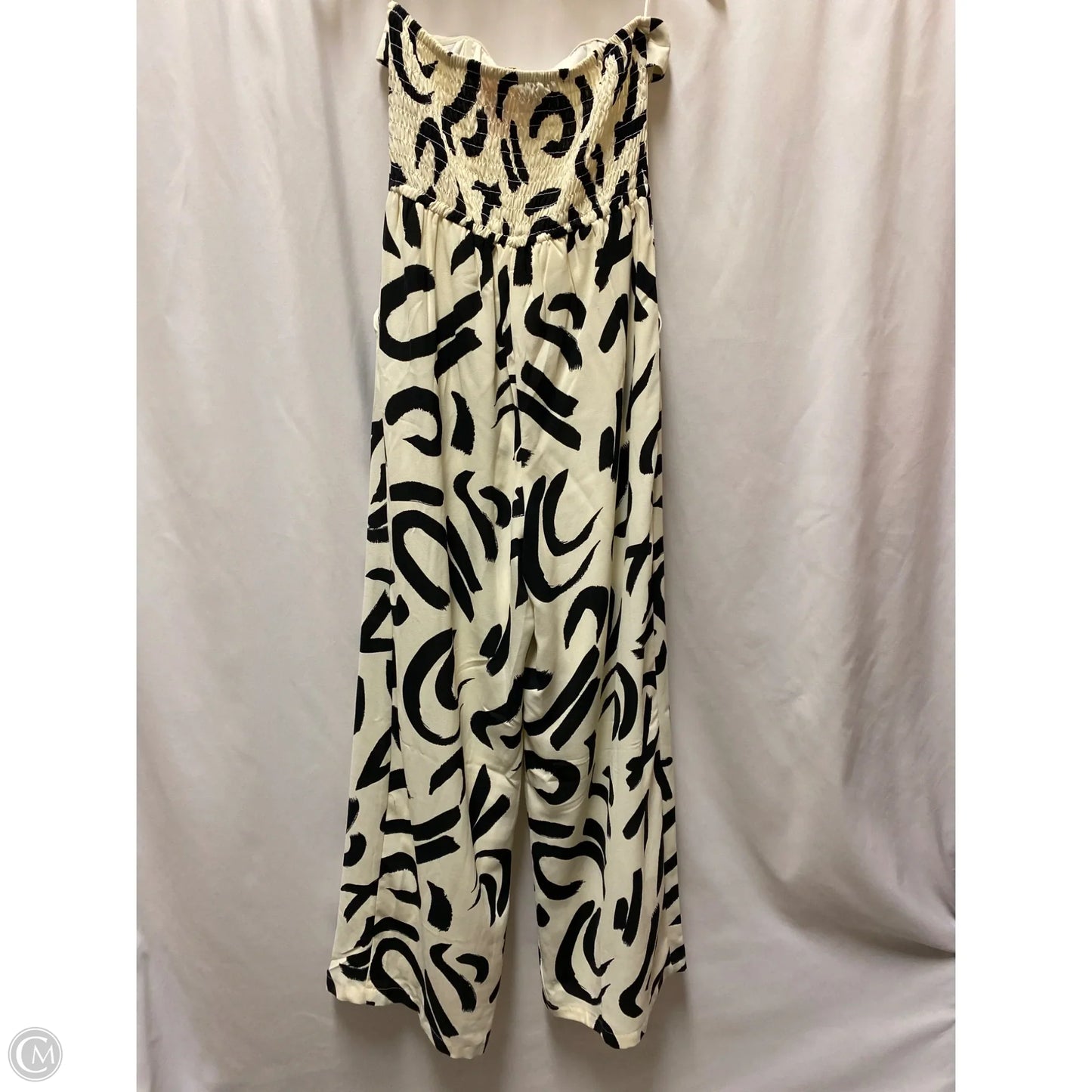 Jumpsuit By Clothes Mentor In Black & Cream, Size: S