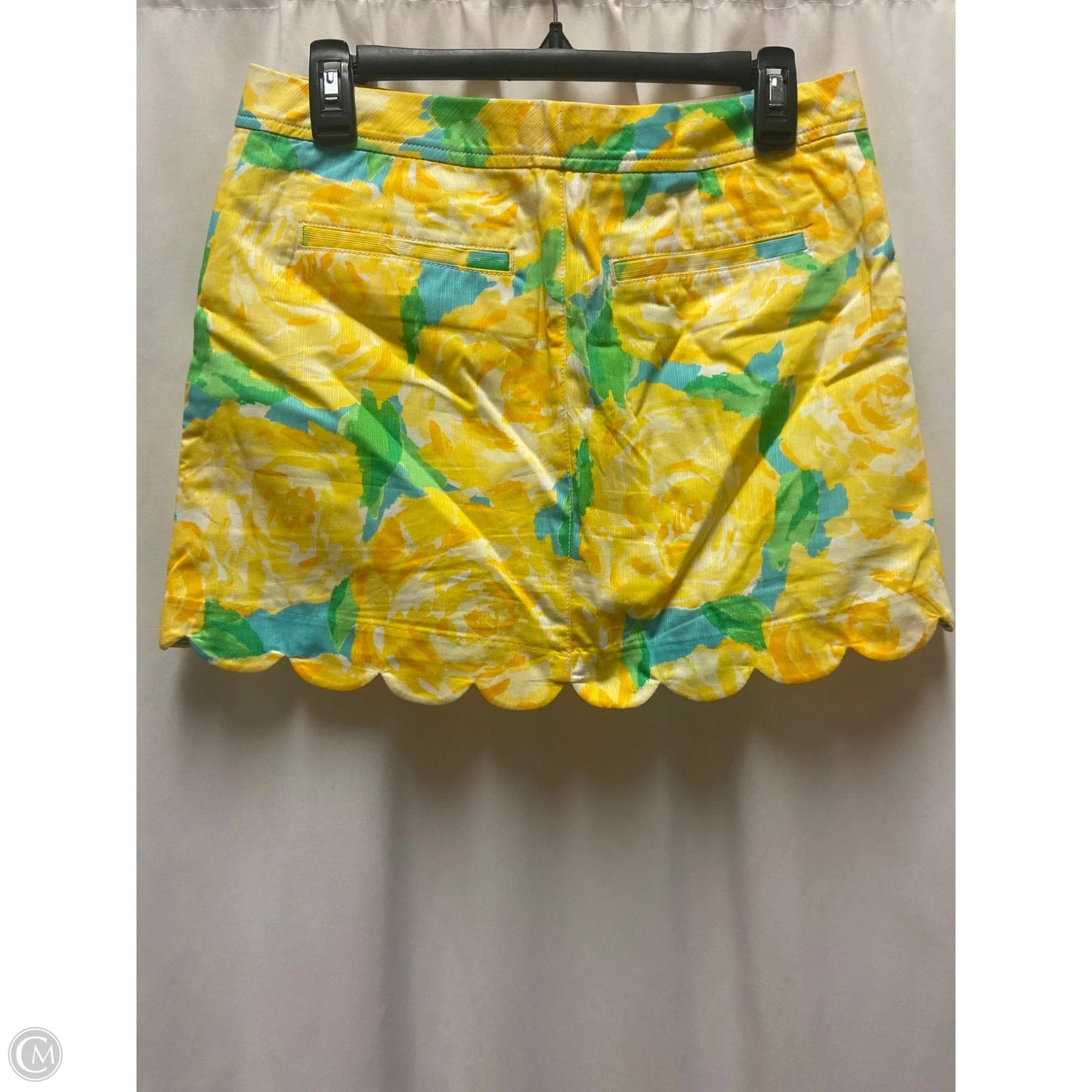 Skort Designer By Lilly Pulitzer In Yellow, Size: 2