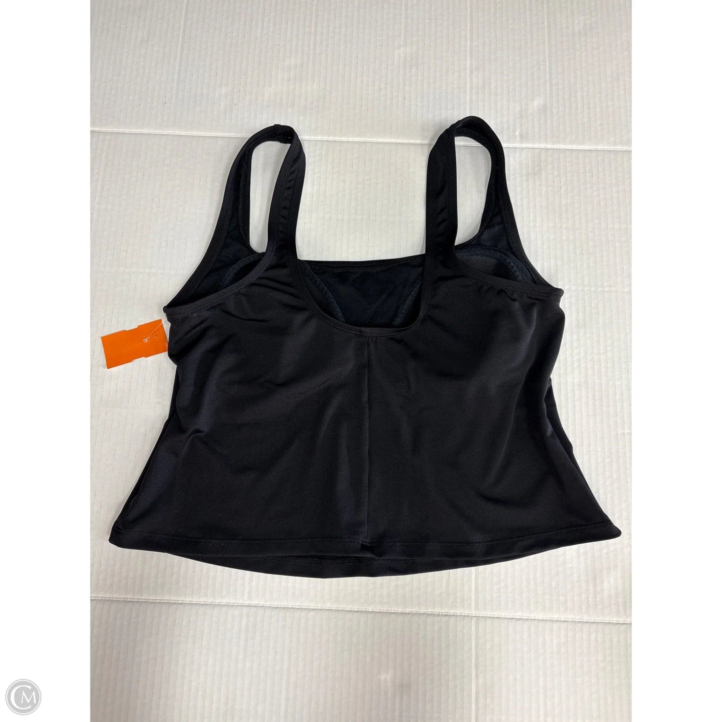 Swimsuit Top By Catalina In Black, Size: 1x