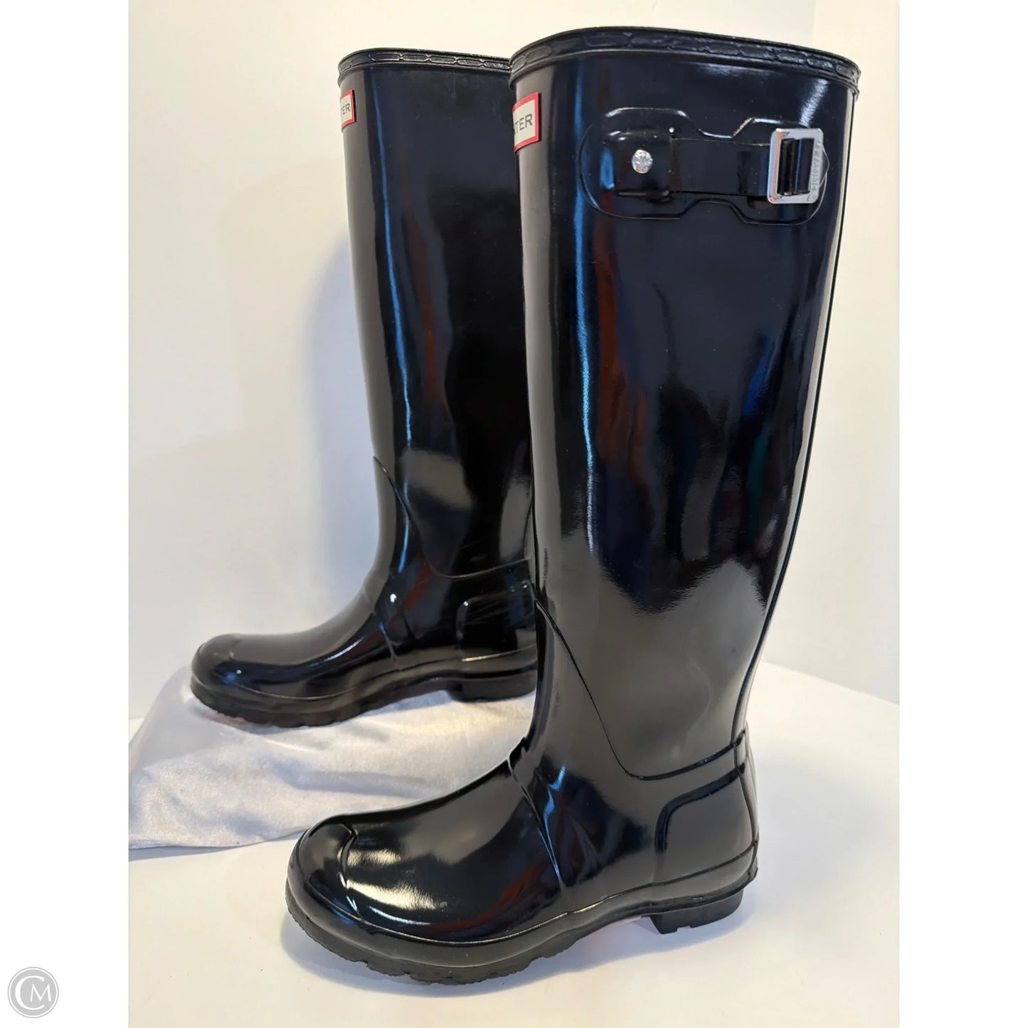 Boots Rain By Hunter In Black, Size: 8