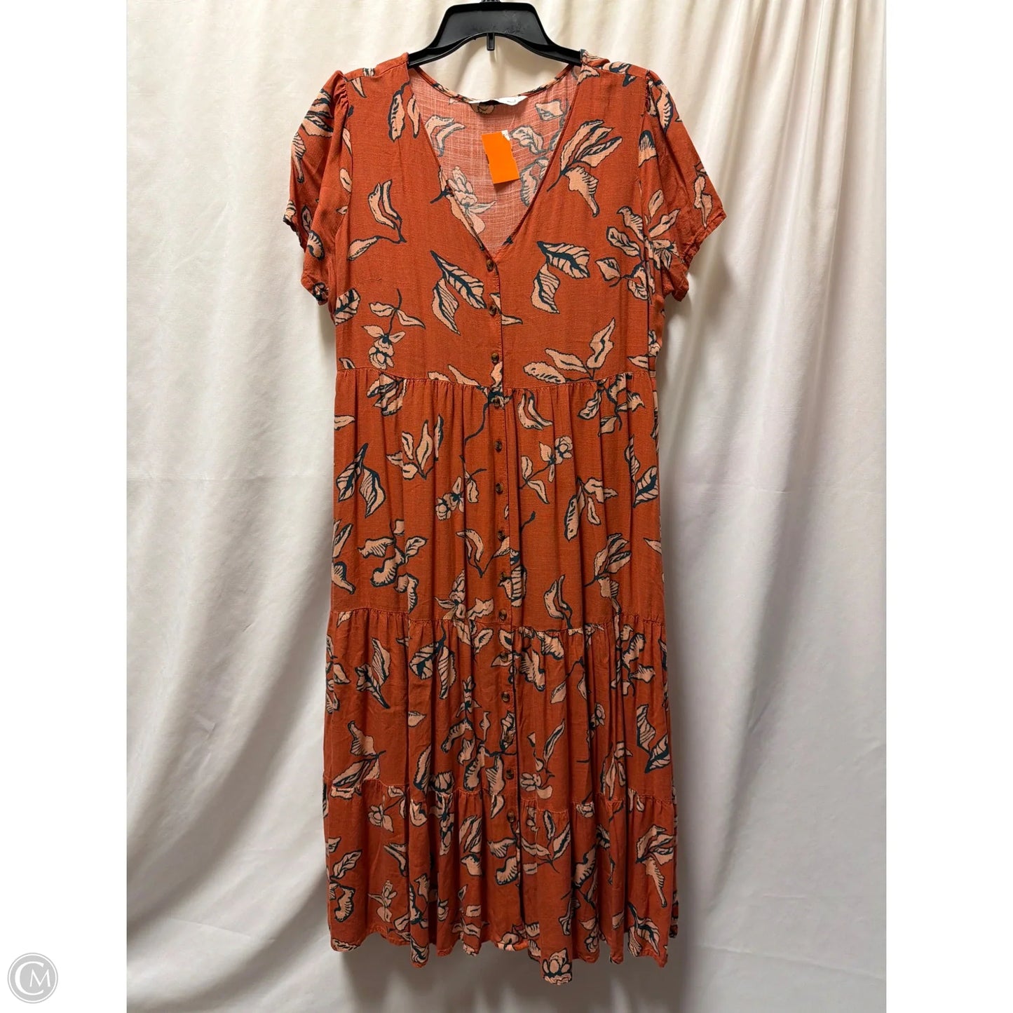 Dress Casual Maxi By Sonoma In Copper, Size: L