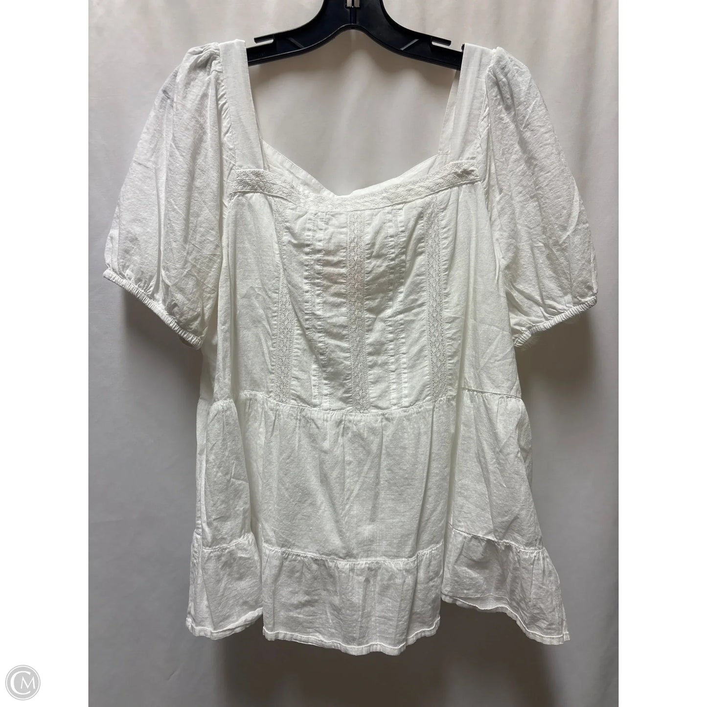 Top Sleeveless By Loft In White, Size: Xl