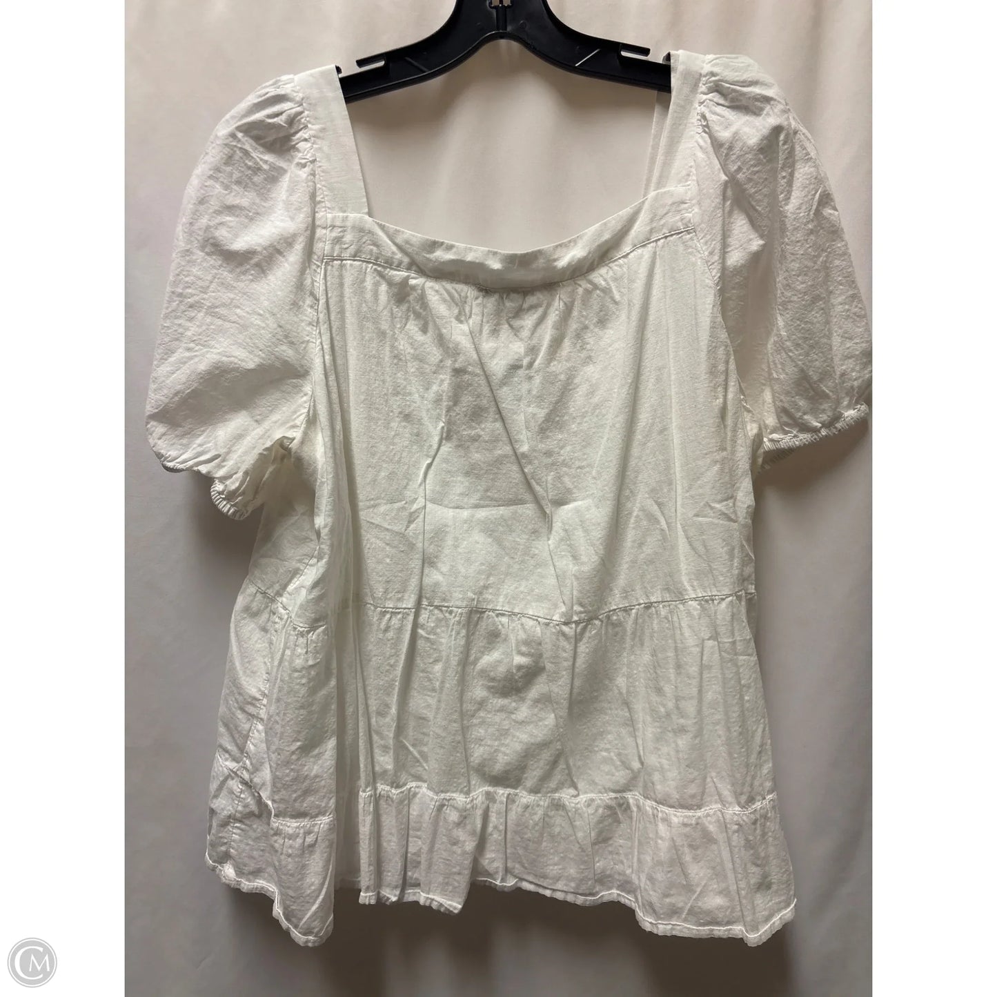 Top Sleeveless By Loft In White, Size: Xl