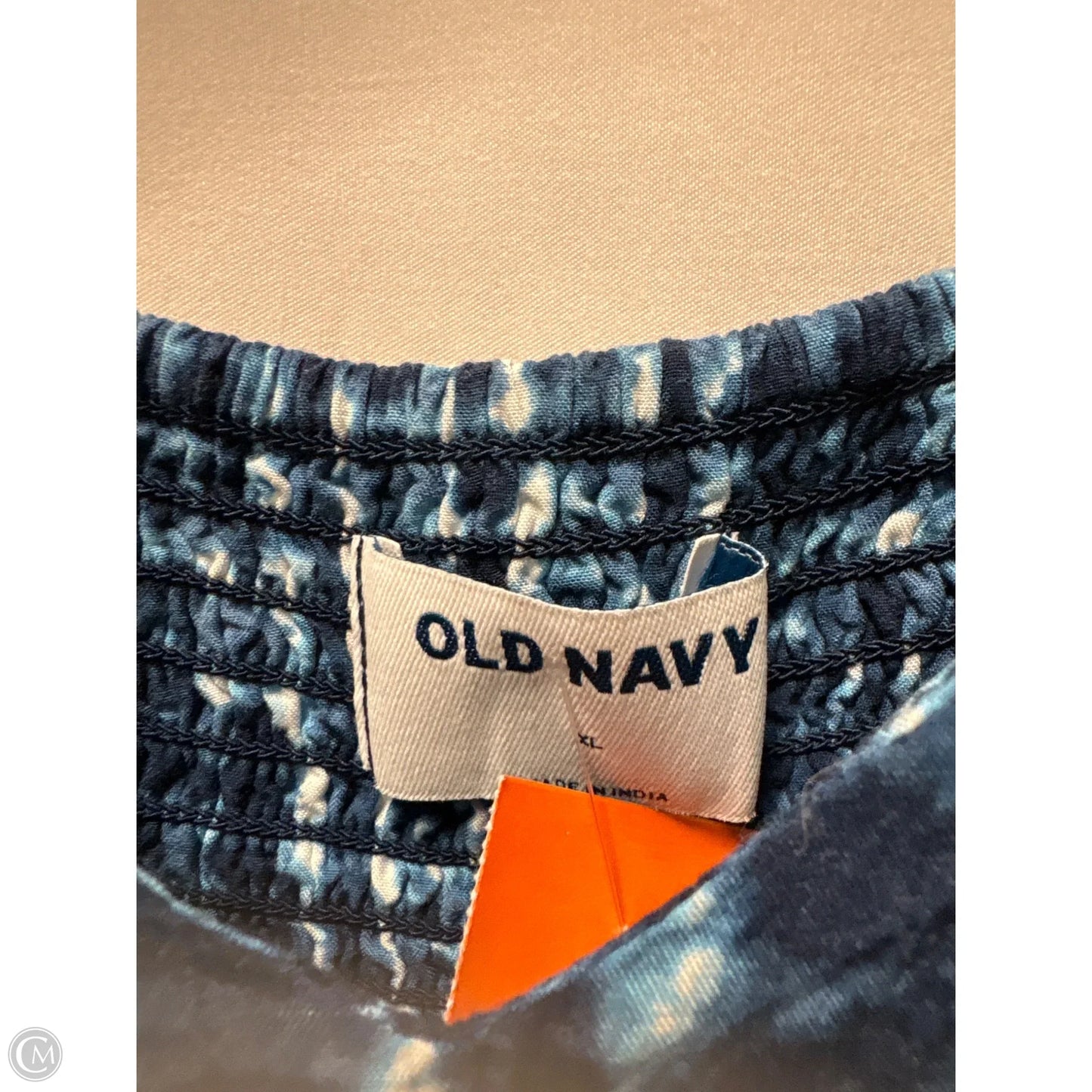 Top Sleeveless By Old Navy In Blue, Size: Xl