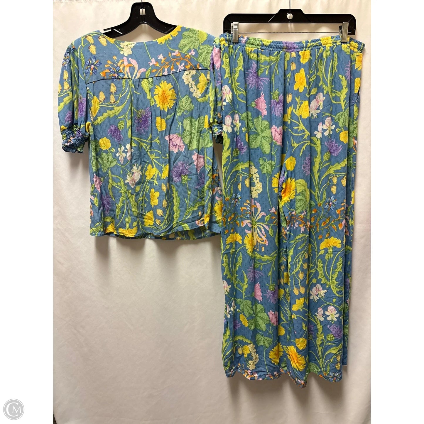 Pants Set 2pc By Rachel Roy In Blue, Size: L