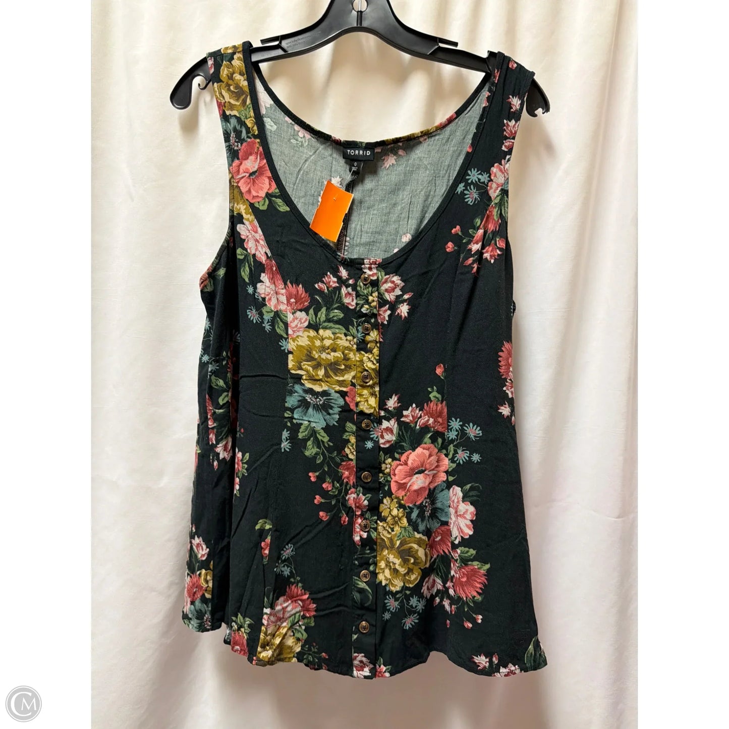 Top Sleeveless By Torrid In Black, Size: L