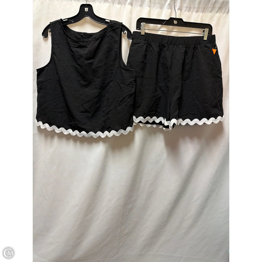 Shorts Set By Prettygarden In Black, Size: L