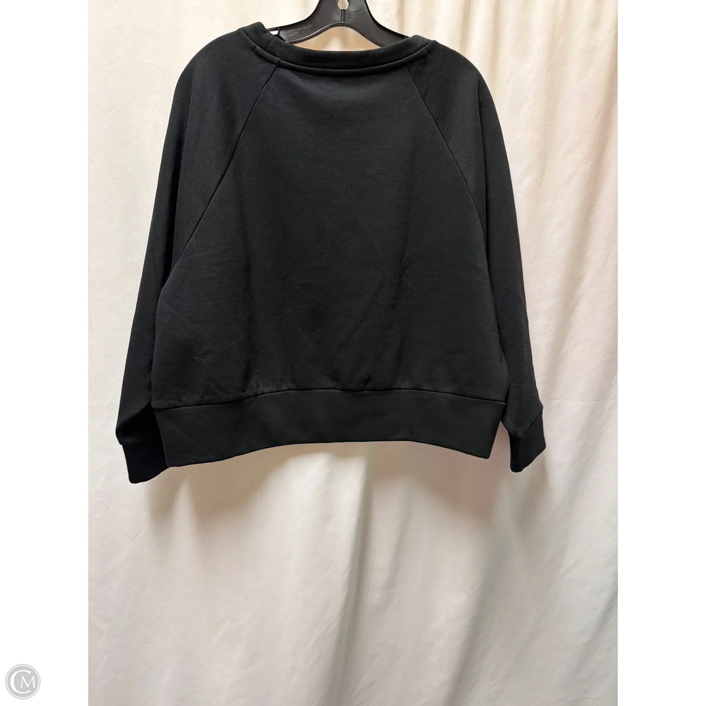 Sweatshirt Crewneck By Loft In Black, Size: M