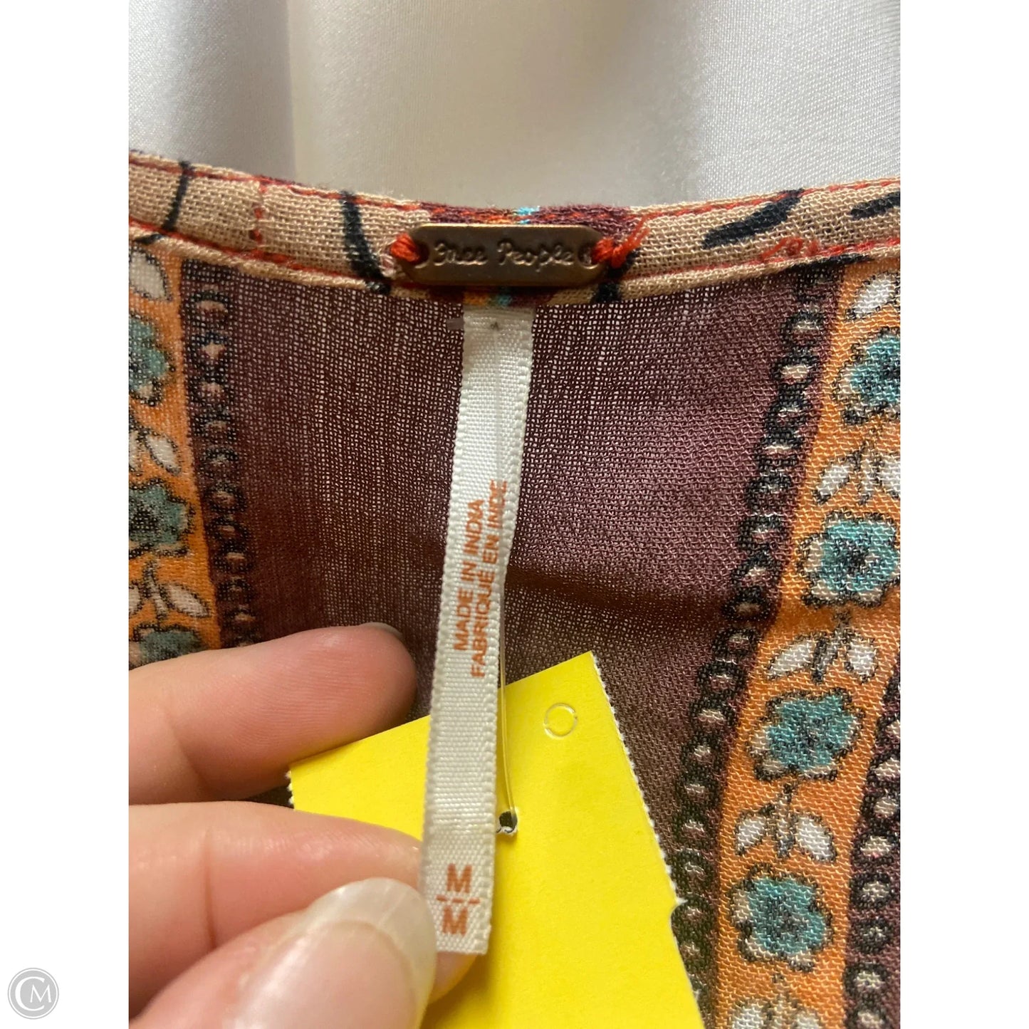Top Long Sleeve By Free People In Maroon, Size: M