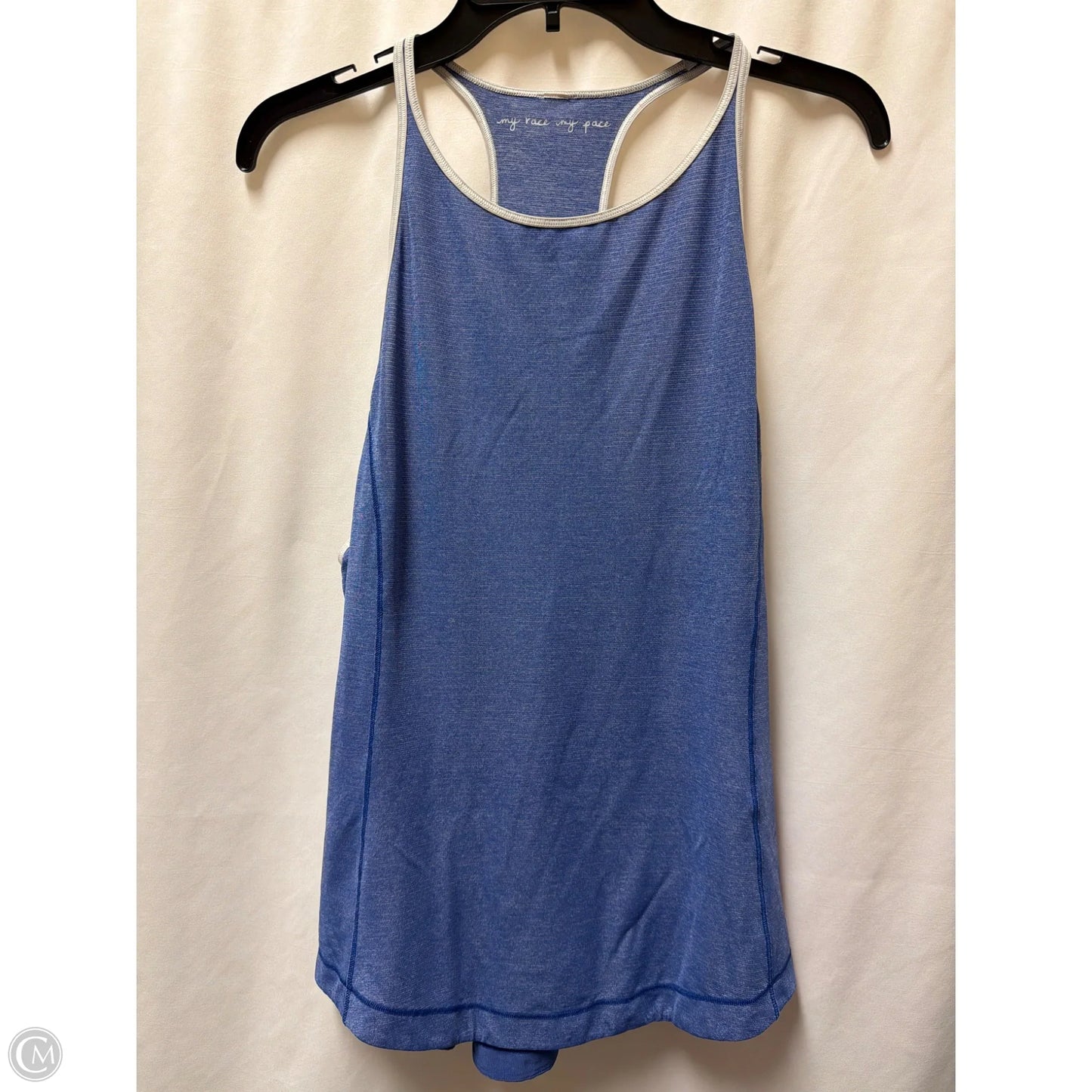 Athletic Tank Top By Lululemon In Blue, Size: M
