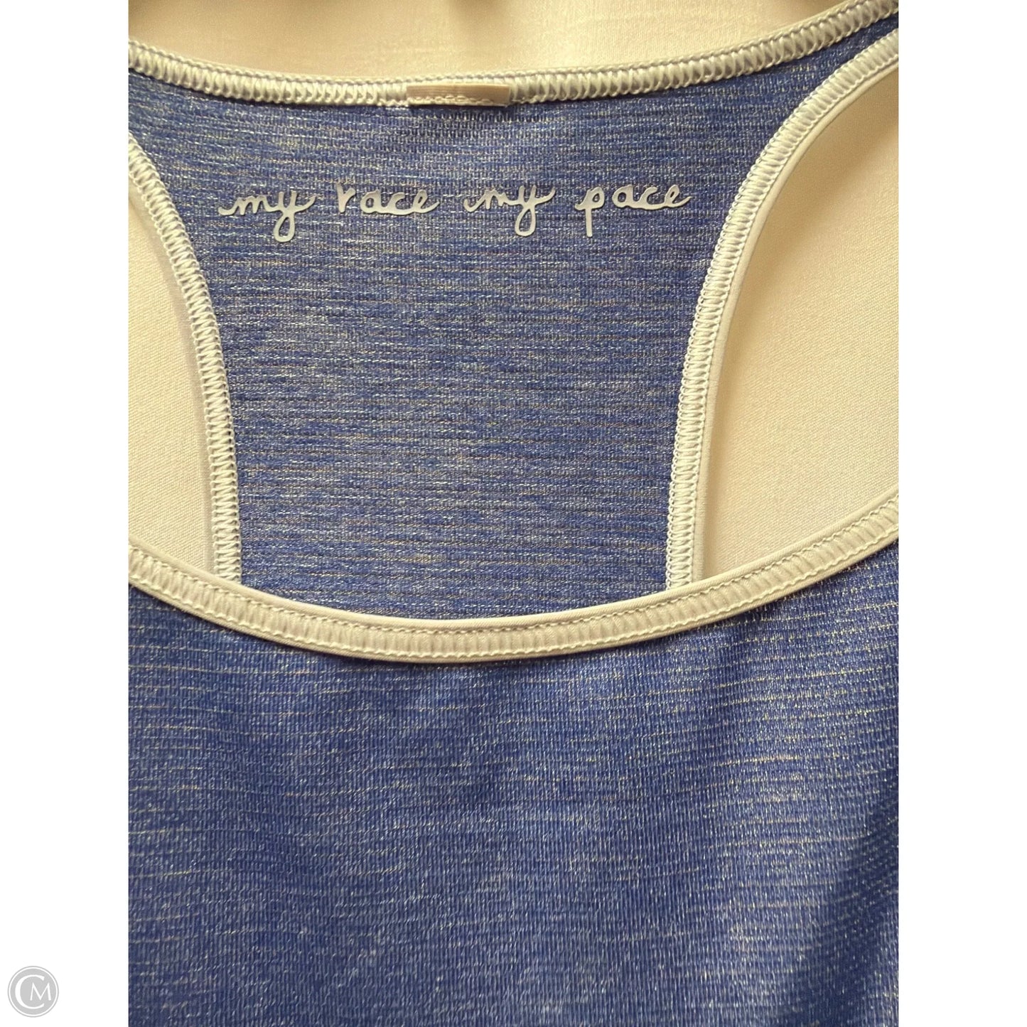 Athletic Tank Top By Lululemon In Blue, Size: M