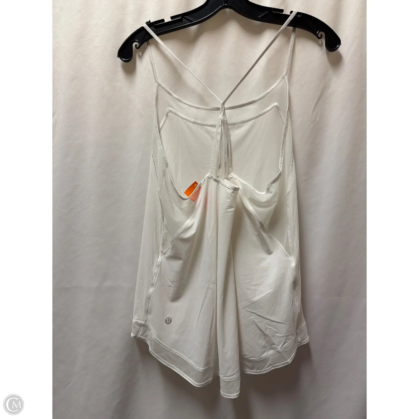 Athletic Tank Top By Lululemon In White, Size: L
